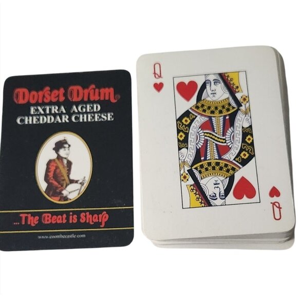 Cards Dorset Drum Extra Aged Cheddar Cheese-Themed Playing Cards - Picture 3 of 11